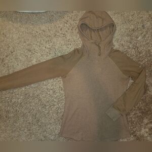 Columbia Brown Striped Hoodie